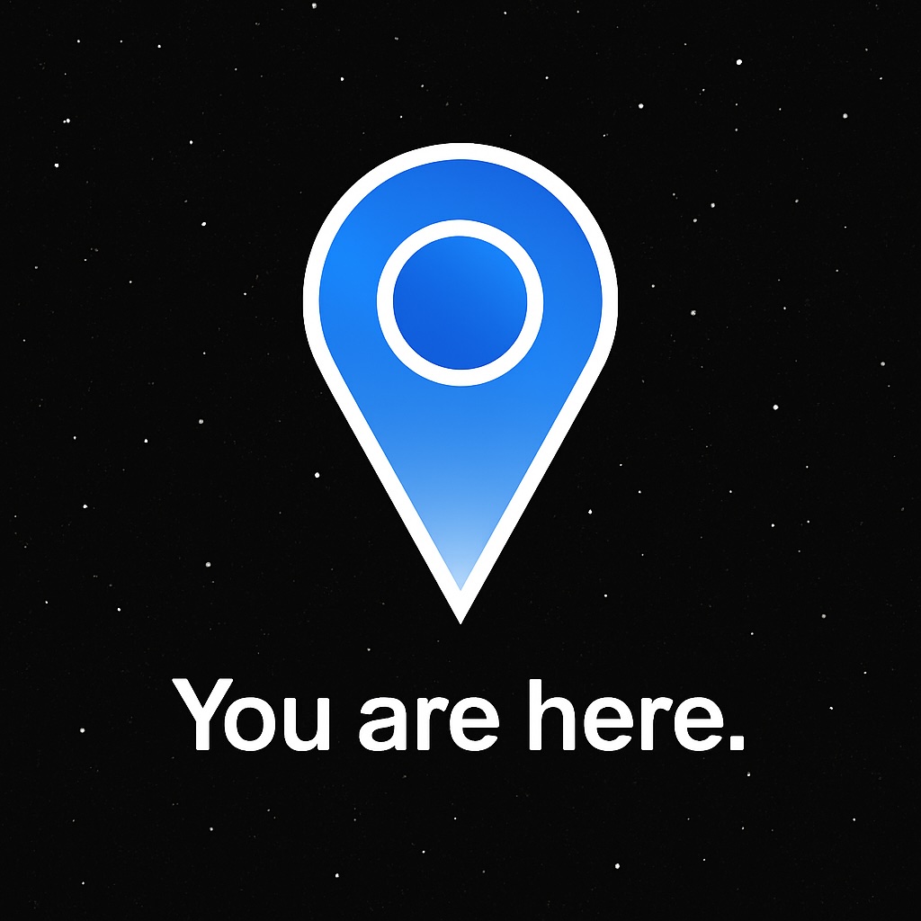 You are here map
