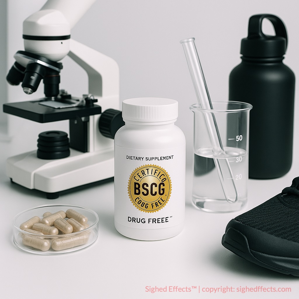 Overview of BSCG Certified Drug Free® seal in supplement testing