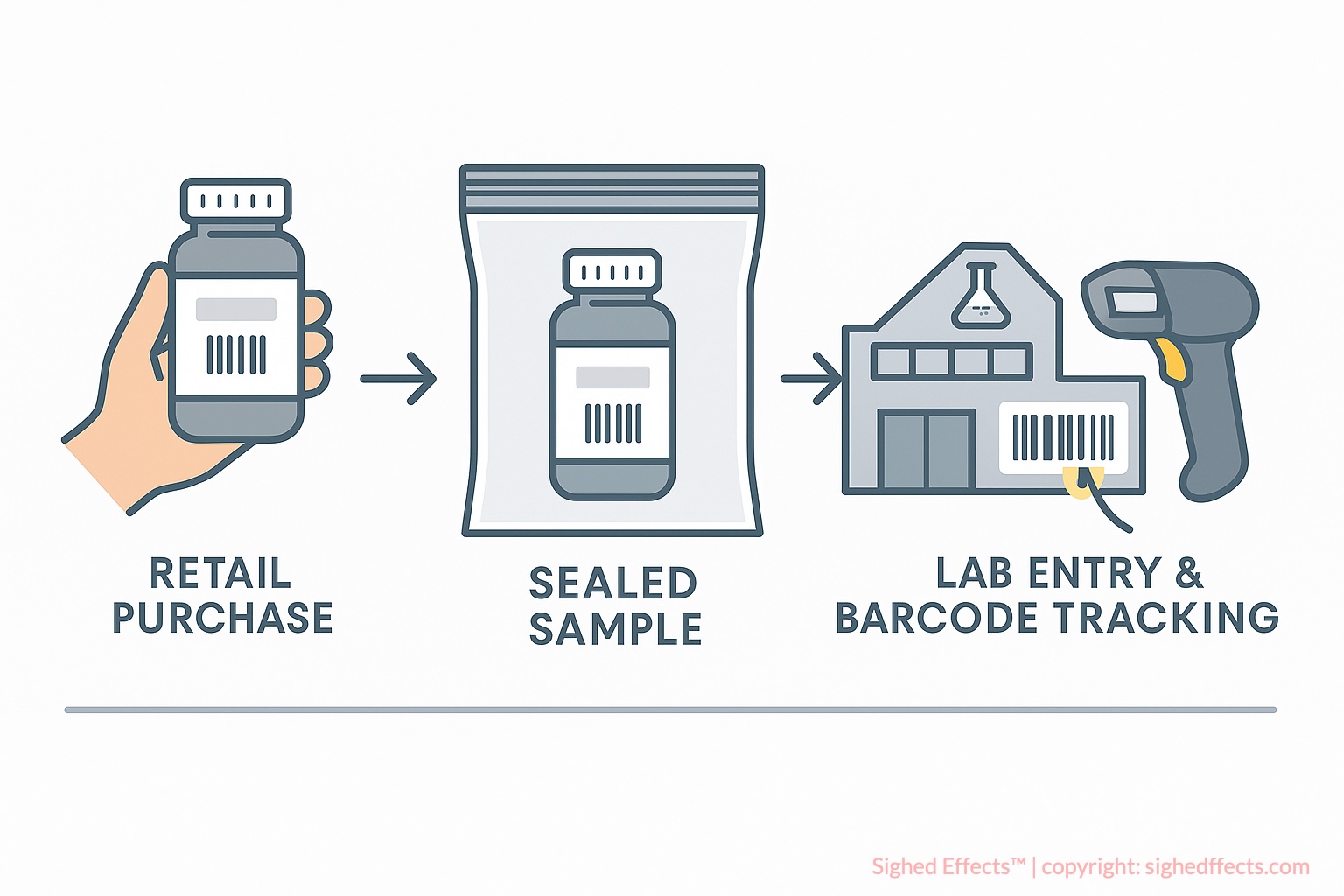 Chain of custody protocol in BSCG testing