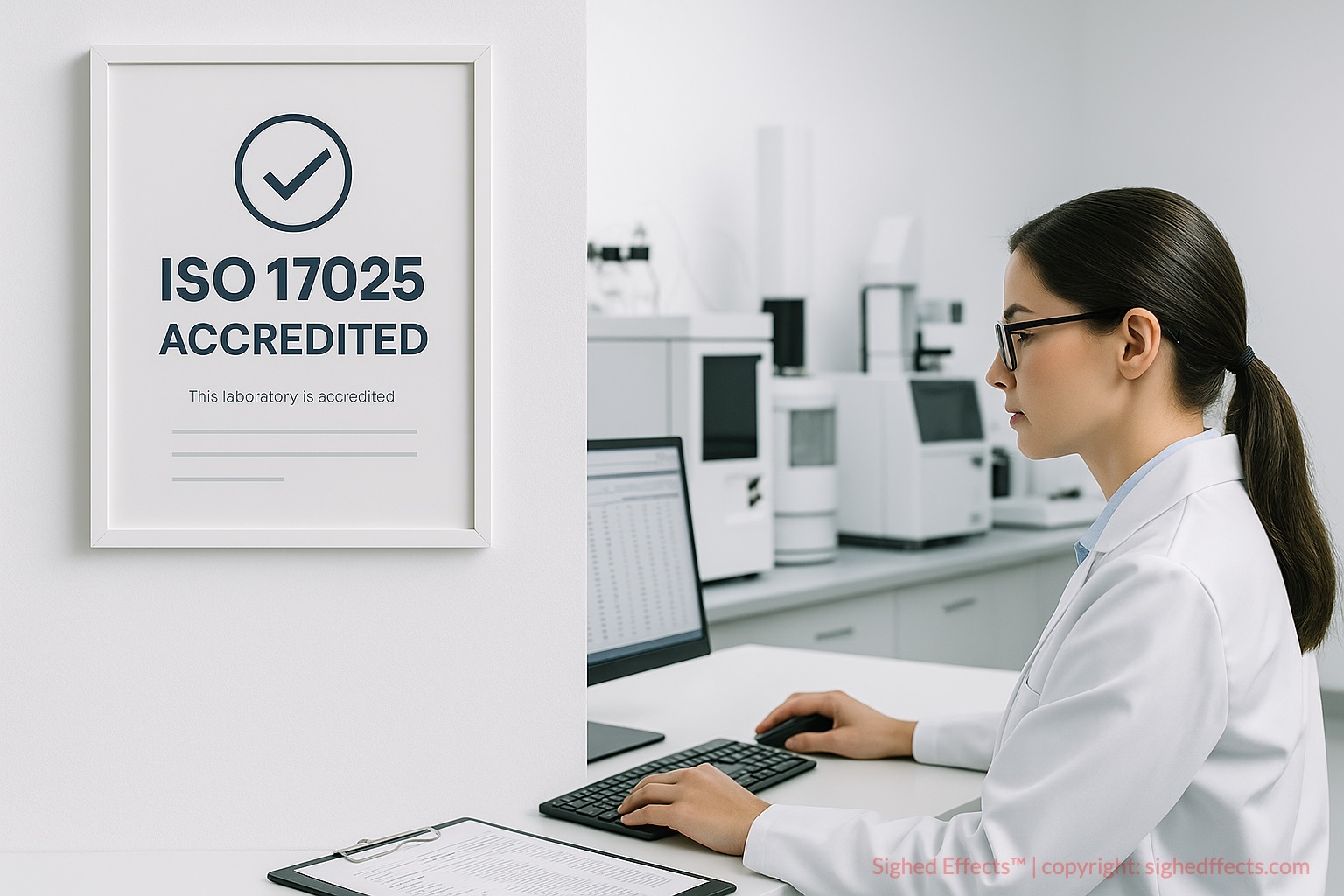 ISO 17025 certification in independent supplement lab